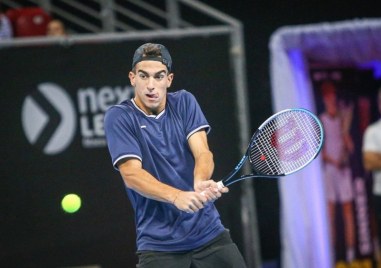 Пловдивският тенисист Янаки Милев който дебютира на турнир от сериите