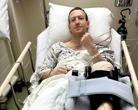 Приеха Марк Зукърбърг в болница