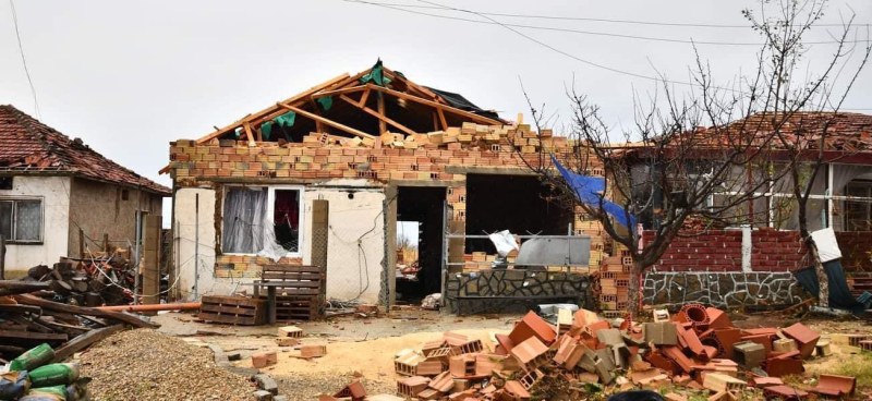 Обявено е бедствено положение в няколко населени места в Силистренска област