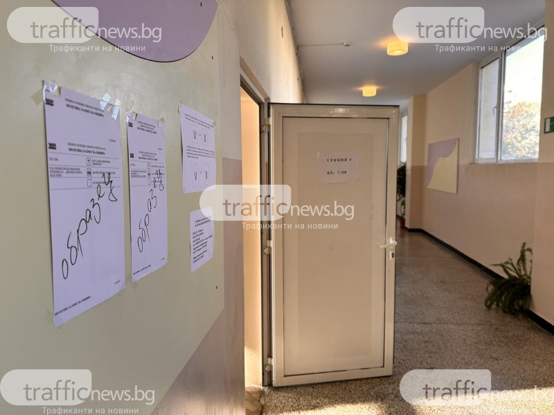 В част от секционните комисии в Пловдив някои от членовете