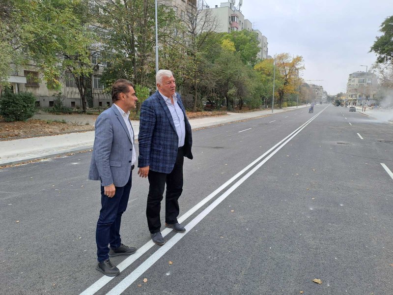 Реконструкцията на ул. „Даме Груев” не се хареса на Зико, виновни били проектант и строител