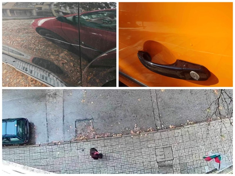 Вандалска проява: Жена надраска няколко автомобила в Кючука, издирват я