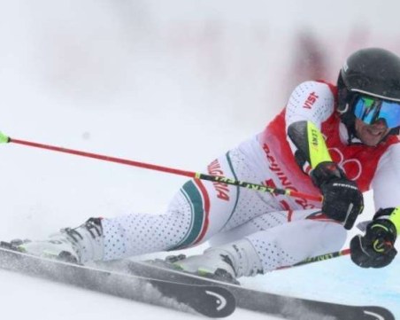 Отличен Алберт Попов в първия манш на слалома в Гургъл