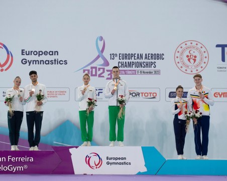 Две европейски титли за България на Европейското по спортна аеробика