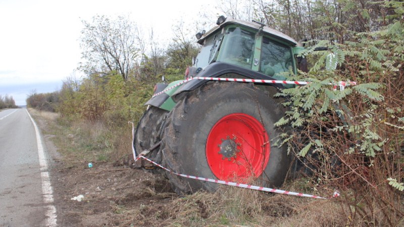 Крупен зърнопроизводител загина в катастрофа с трактор край Дупница