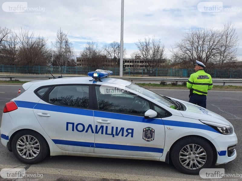 Арестуваха млад шофьор, блъснал полицейски автомобил в Пловдив. Около 20.30