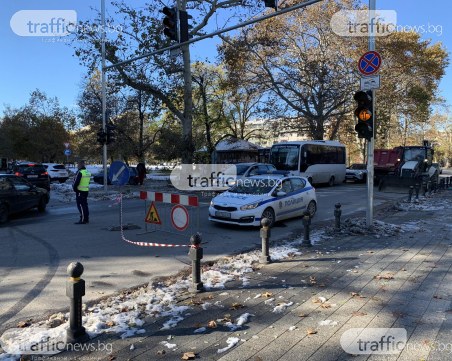 Заради отстраняване на авария:  ВиК спука газопровод в центъра на Пловдив