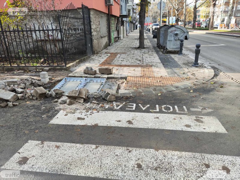 Новият бул. „Хаджи Димитър” - катастрофи, разбити тротоари и неработещи светофари