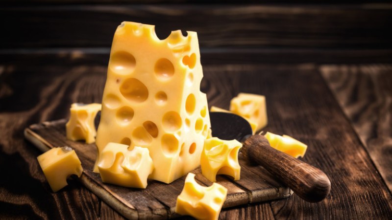 Защо швейцарското традиционно сирене има дупки?