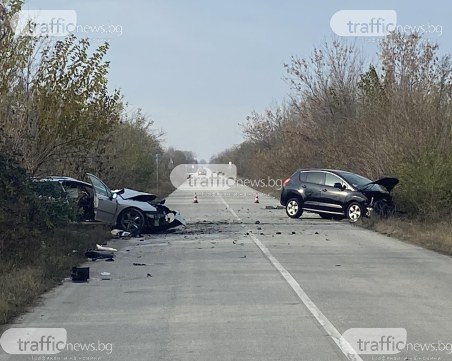 Тежка катастрофа край Пловдив, има пострадали