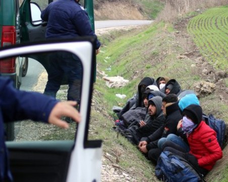 Откриха 21 мигранти в гората край Лом, сред тях има и жени