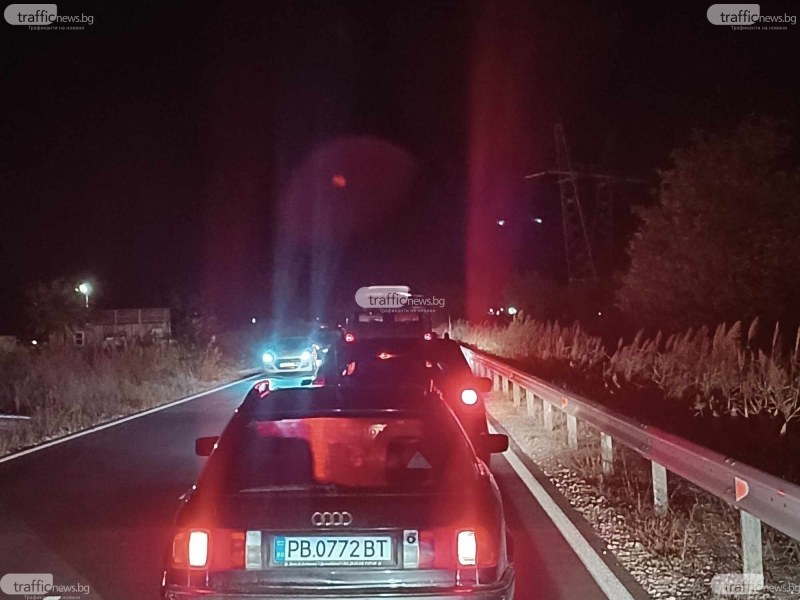 Катастрофа на Oколовръстното на Пловдив предизвика километрично задръстване