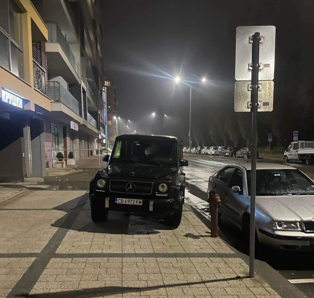 Шофьор на Мерцедес с „перфектно” паркиране в Пловдив