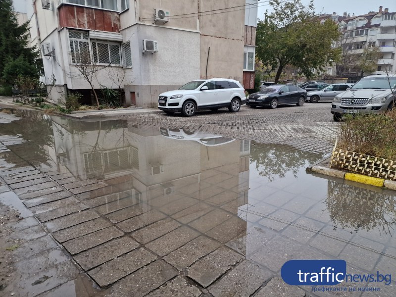 Улица в Кючука се превърна в кафяво „езеро