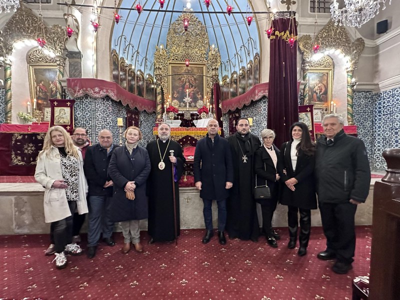 Кметът Костадин Димитров уважи годишнина на арменската църква в Пловдив