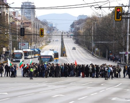 Протест заради Паметника на Съветската армия блокира  