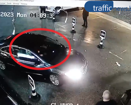 ВИДЕО показва пияния мъж, влачил с кола охранител в Пловдив