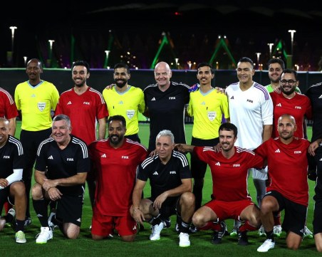 Стоичков беше съотборник с президента на ФИФА в демонстративен мач