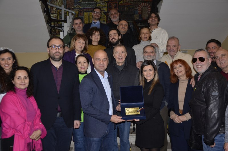 Костадин Димитров посрещна екипа, създал спектакъла Коприна на Драматичен театър-Пловдив,