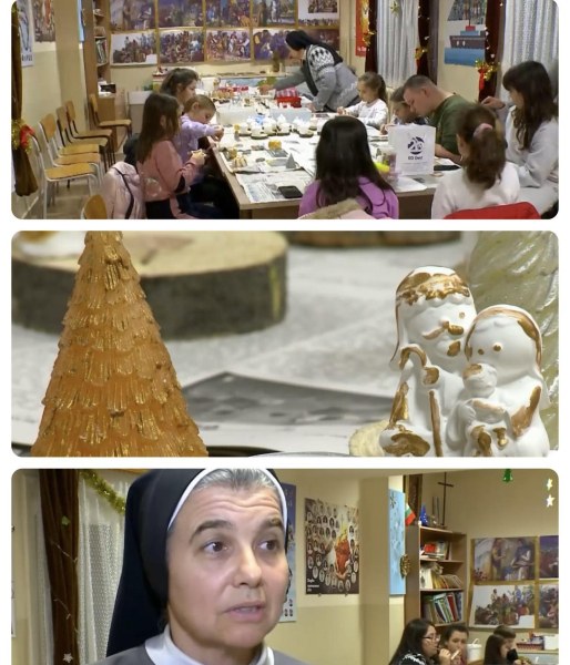 Трапезарията в манастира на сестрите францисканки в Раковски се е