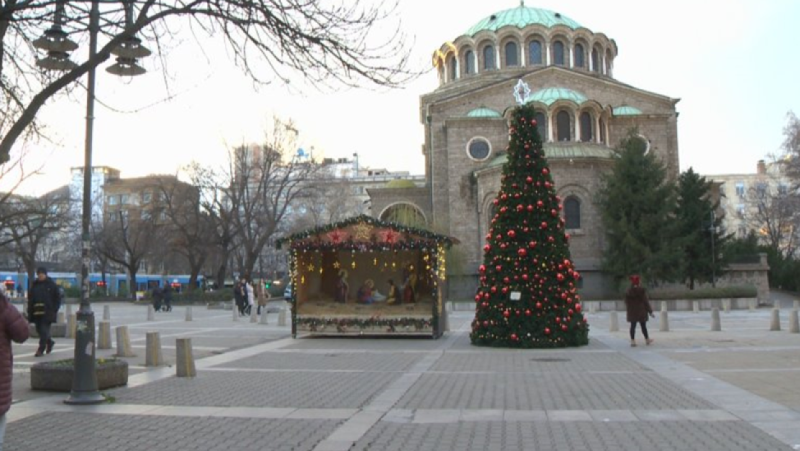 Откраднаха част от сцената на Рождество в центъра на София