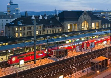 Централната жп гара в Билефелд в германската федерална провиниция Северен