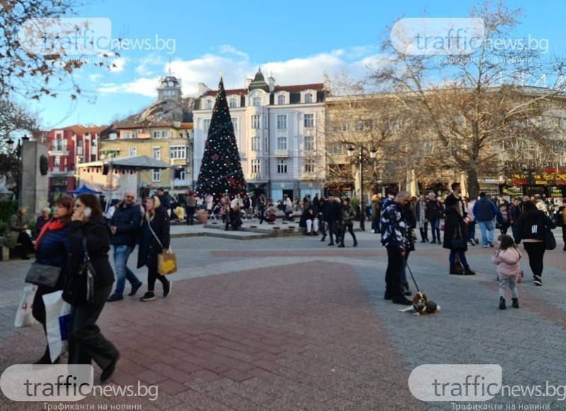 На Коледа в Пловдив по-топло, отколкото на Канарските острови, живакът удари 21°