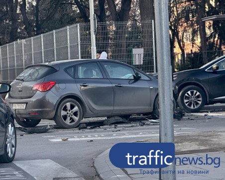 Поредна катастрофа на невралгично кръстовище в Пловдив