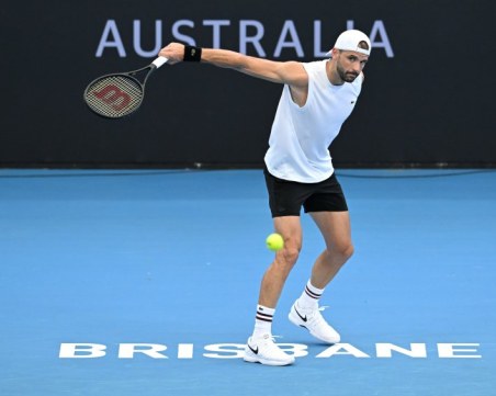 Григор Димитров започна тренировки в Бризбън