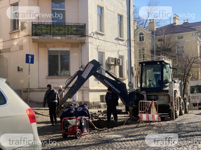 Пет аварии оставиха стотици без вода в Пловдив