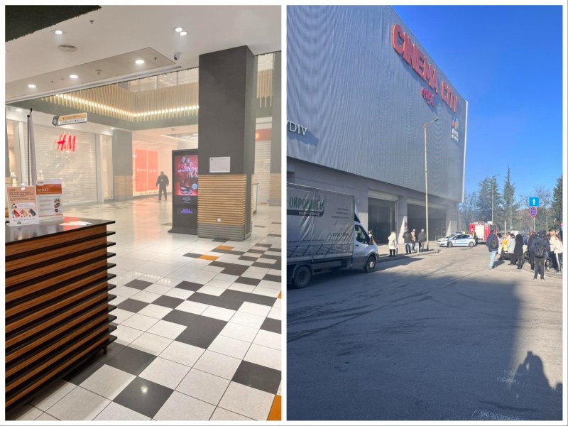 Пламнал контейнер стана причина за евакуация на клиенти и персонал