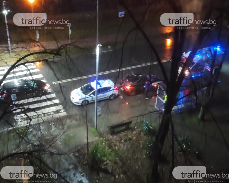 Катастрофа с пешеходец на бул. „Марица-юг”