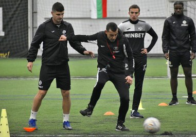 Представителният отбор на Локомотив Пловдив проведе и днешната си тренировка