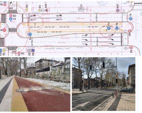 По проект: 6 легнали полицаи на велоалеята на бул. „Хаджи Димитър”, но само два за пътя