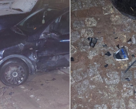 Шофьор се блъсна в паркирана кола в Пловдив и избяга