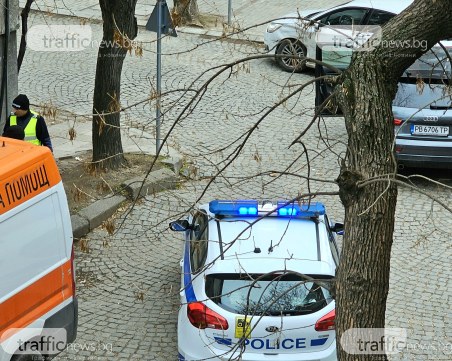 Нова катастрофа на невралгично  кръстовище в Пловдив, на място има полиция и линейка