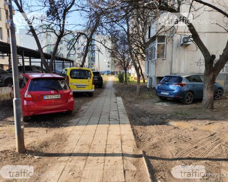 Да паркираш под прозореца си, буквално! Калните петна и нарушителите в Пловдив се множат