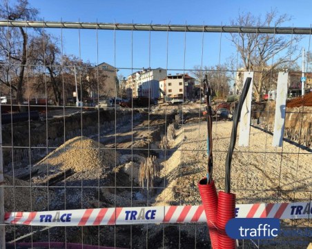 Затварят редица улици заради пробива на гарата в Пловдив, кръговото ще се отвори през лятото