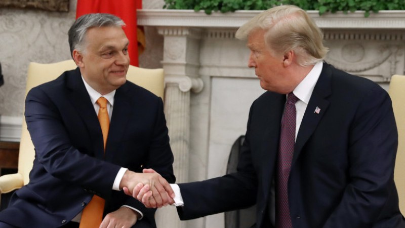 Унгарският министър-председател Виктор Орбан направи похвални изявления за бившия президент на САЩ Доналд