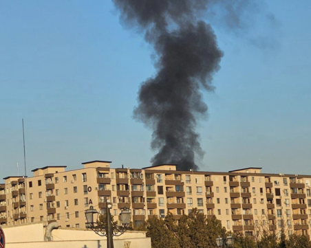 Гъст черен дим притесни пловдивчани