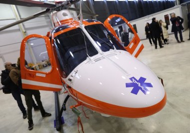 Първият хеликоптер за спешна медицинска помощ по въздух беше официално