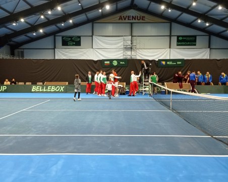 България загуби от Босна и Херцеговина за Купа Дейвис