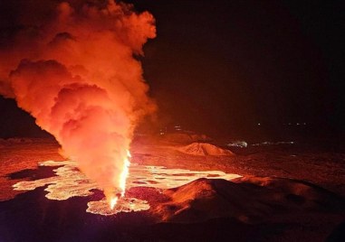 Вулканът в исландския полуостров Рейкянес разположен в югозападна та чактна