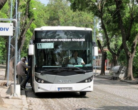 От днес: Възстановяват частично маршрута на автобус №11 в Пловдив