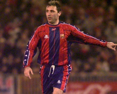 Стоичков вкарва още в дебюта си за Барселона срещу Еспаньол на Наско Сираков