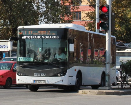 Променят маршрутното разписание на автобусна линия №17 до „Прослав