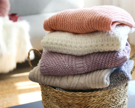 Как да върнем формата на свит при пране вълнен пуловер?