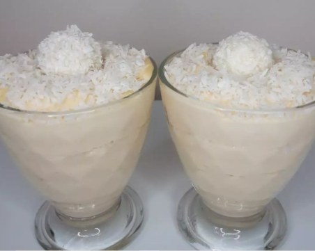 Рецепта за крем с бял шоколад и кокос