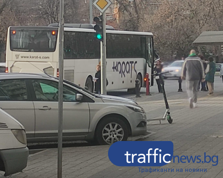 Заради паркирал върху инвалидно паркомясто: Камион предизвика пътен инцидент в Пловдив