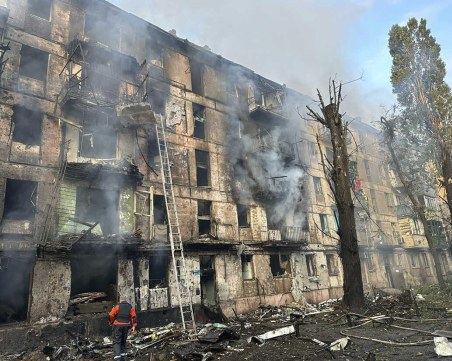 Киев и други украински градове бяха подложени на нови ракетни удари